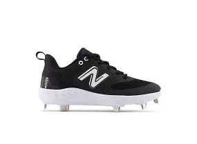 New Balance Women's VELO v3 Metal Fastpitch Softball Cleats - Black with White - SMVELOK3 Hombres Soccer Cleats