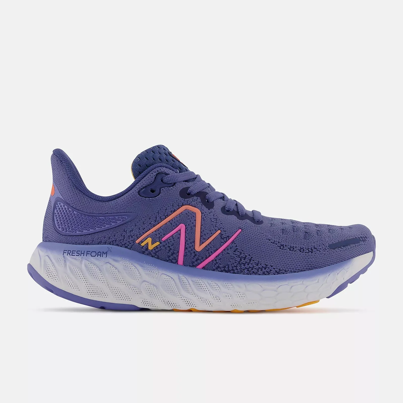 How To Lace New Balance 574 New Balance Womens X1080v12- Night Sky/Orange/Pink (W1080L12)