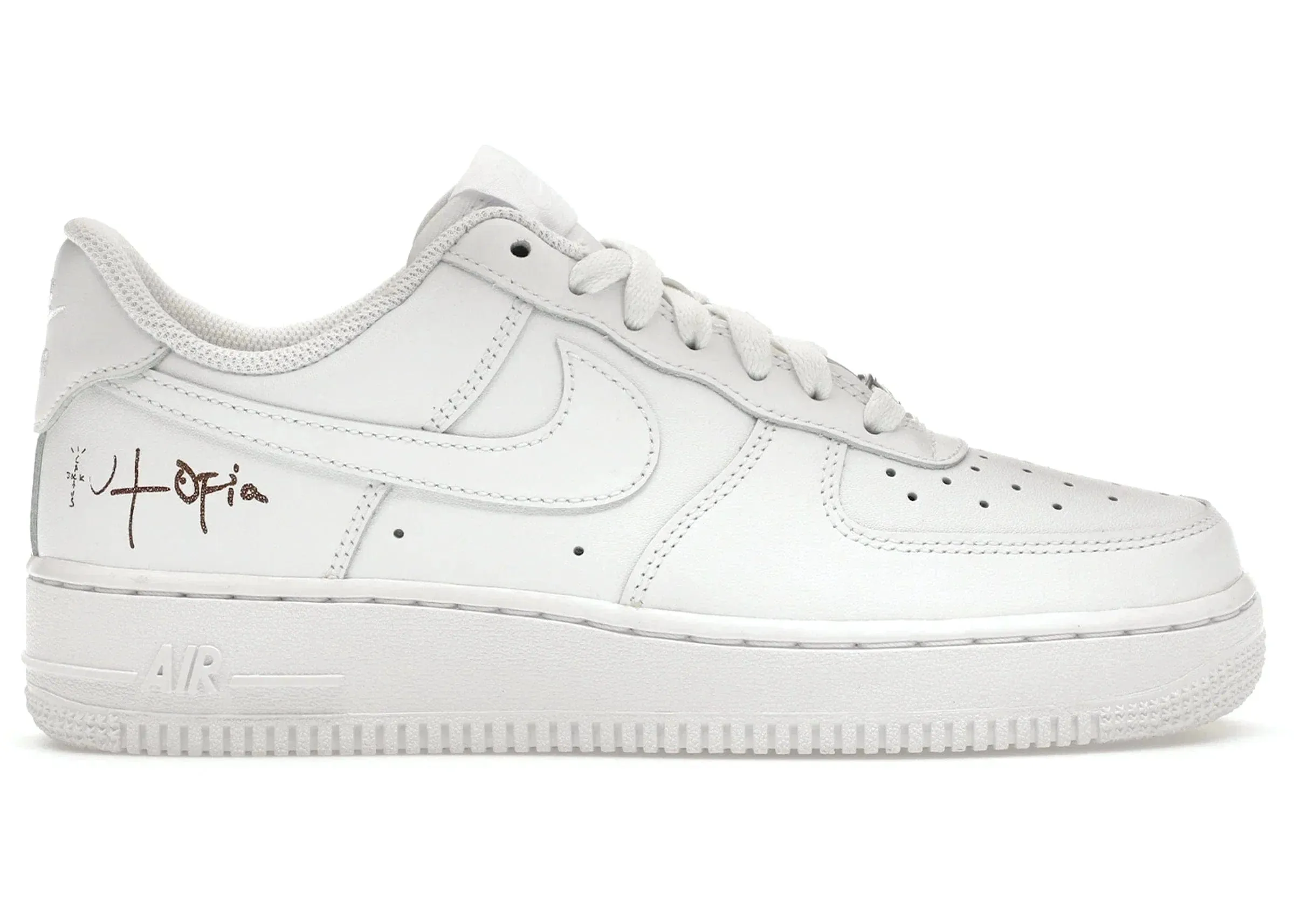 Nike Baskteball Shoes Nike Air Force 1 Low '07 White (Travis Scott Cactus Jack Utopia Edition) (Women's)