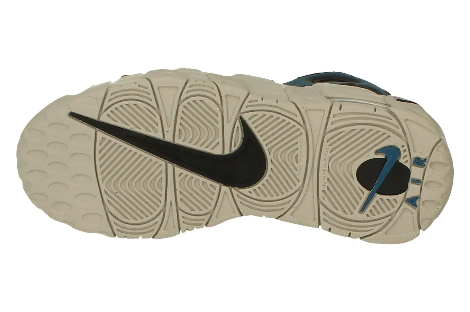 Kansas Basketball Shoes Nike Air More Uptempo GS Basketball Trainers Fj1387 001