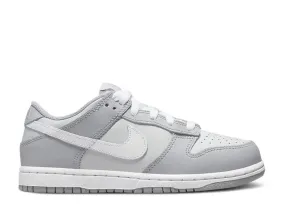 Basketball Shoes 1y Nike Dunk Low Two Tone Grey (PS)