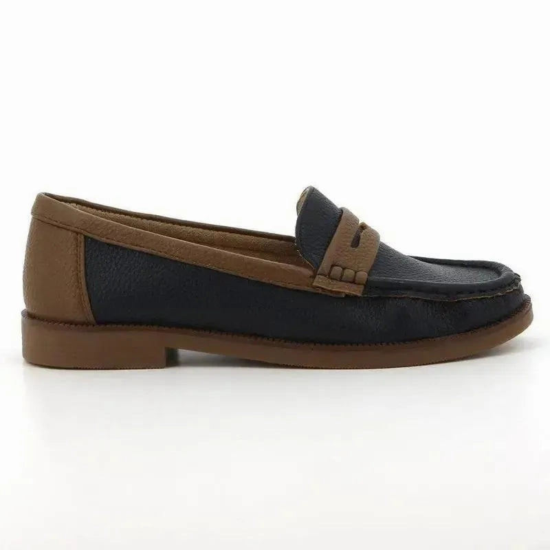 Soft Style by Hush Puppies Lamar Loafer With Saddle - Navy