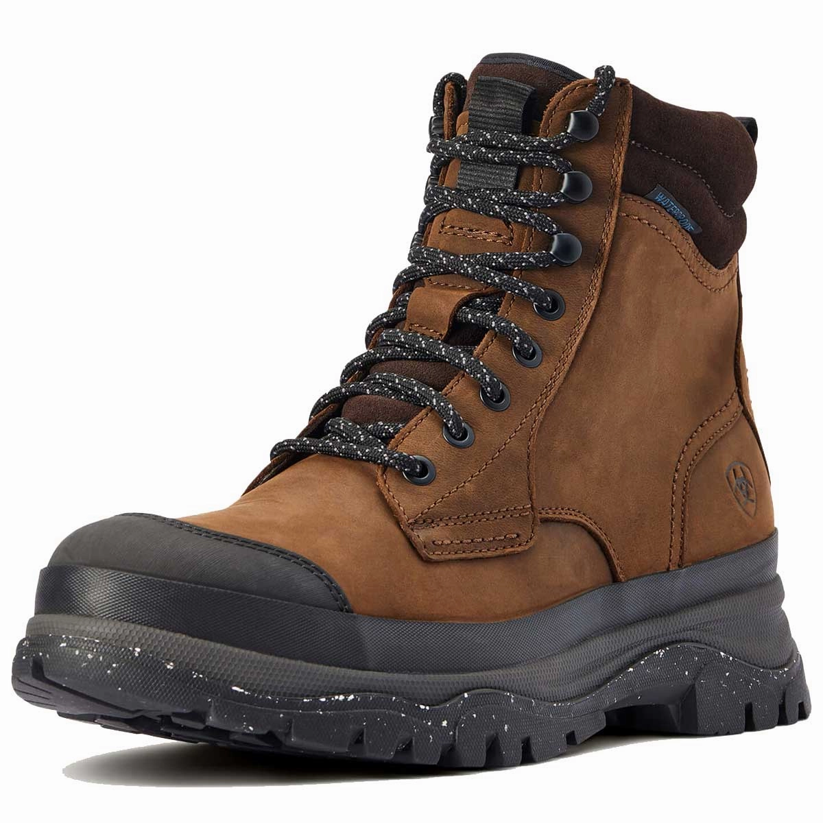 ARIAT Moresby Waterproof Boots - Mens - Oily Distressed Brown Best Shoes For Standing All Day