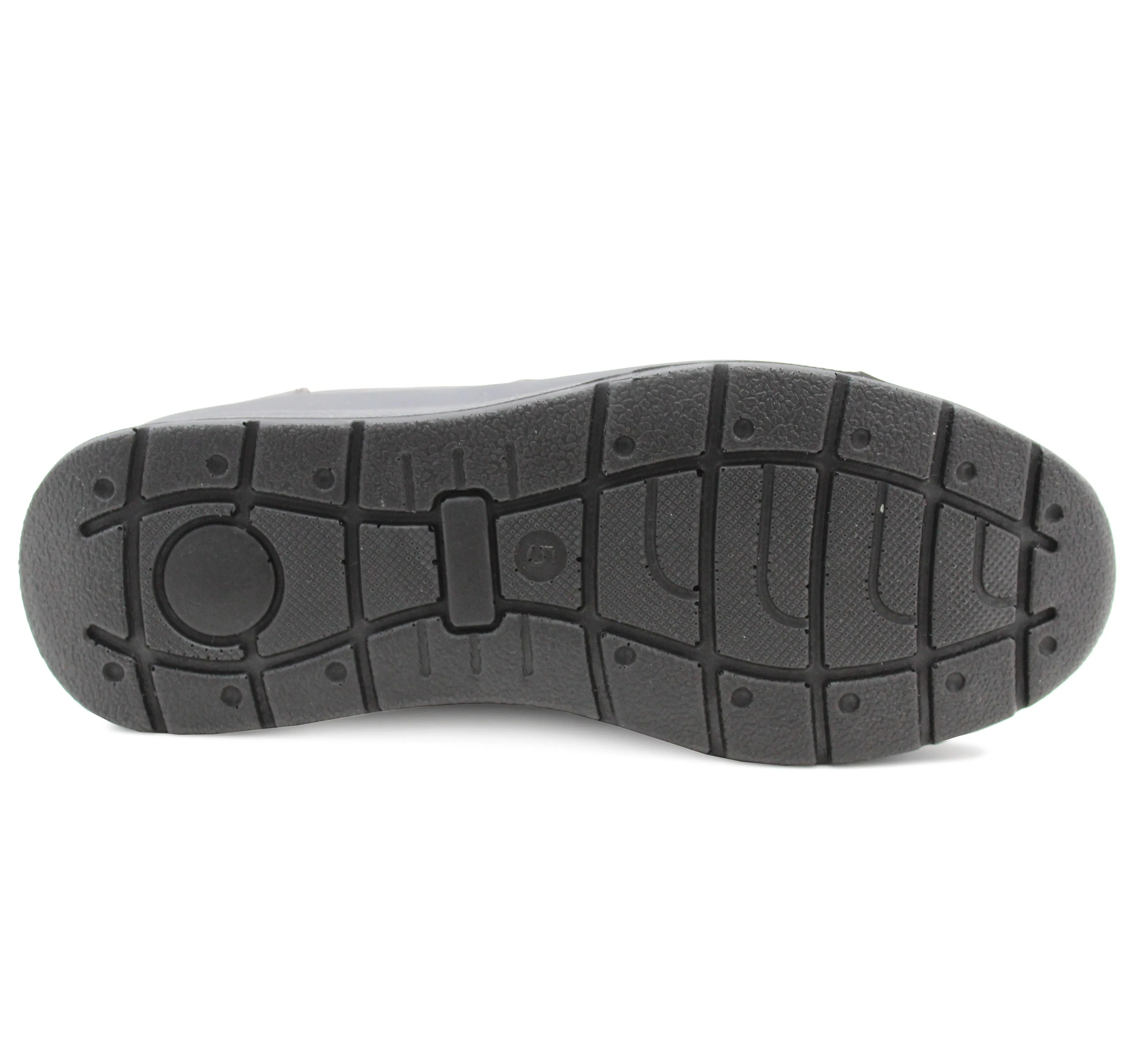 Womens Mid Calf Biker Boots Black Warm Fleece Lined Winter Zip Up Casual Combat Boots Origin Boots