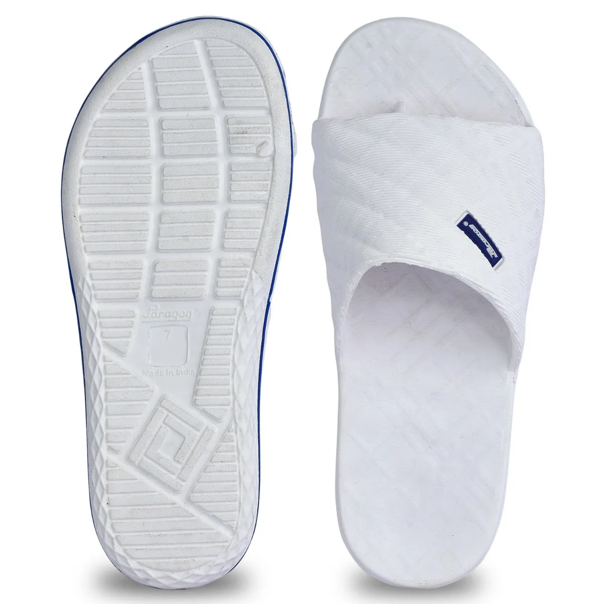 Paragon EVK3402G Men Casual Sliders | Stylish Trendy Lightweight Slides | Casual & Comfortable Slippers | For Everyday Use Flip Flops With Bow