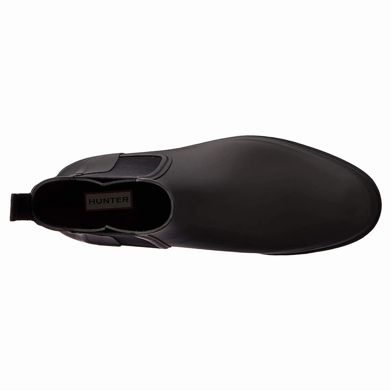 Creased Chelsea Boots Hunter Original Refined Chelsea Rubber Men's Ankle Black Boots