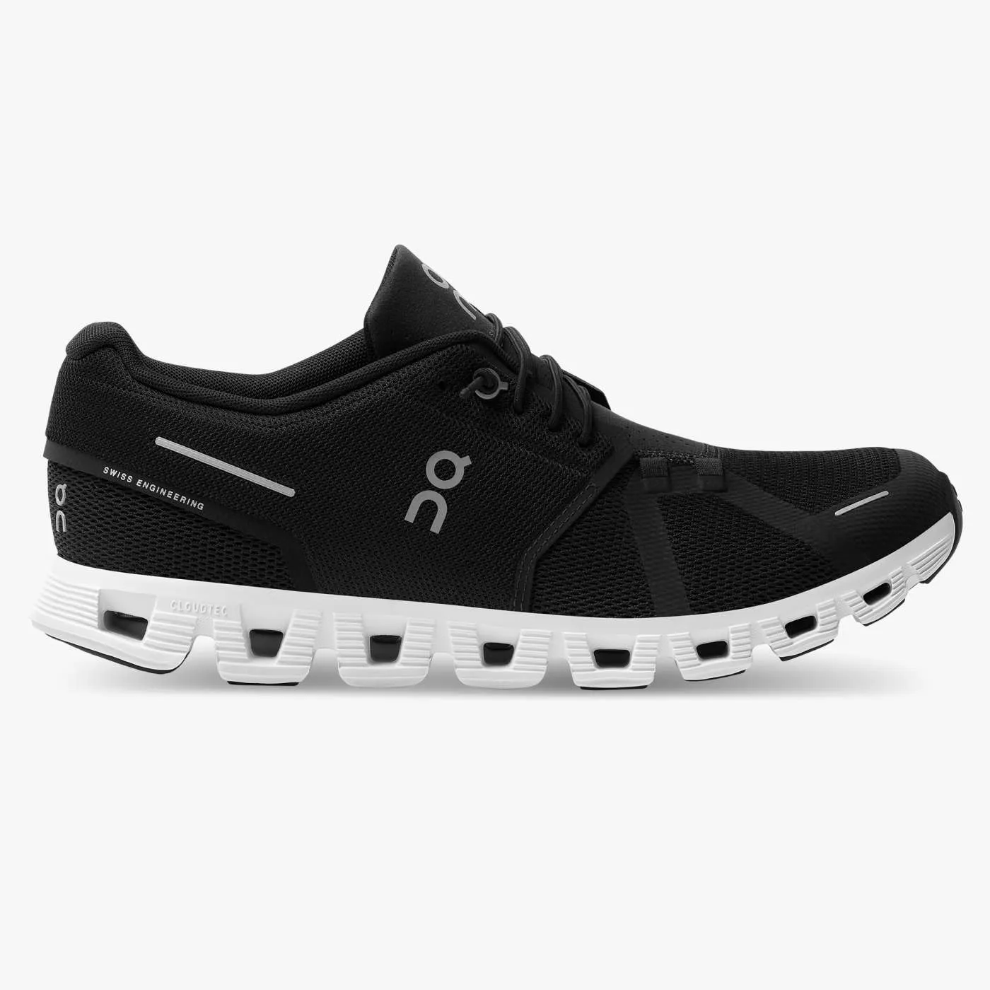 On Running Men's Cloud 5 Shoes - Black / White Different Types Of Running Shoes