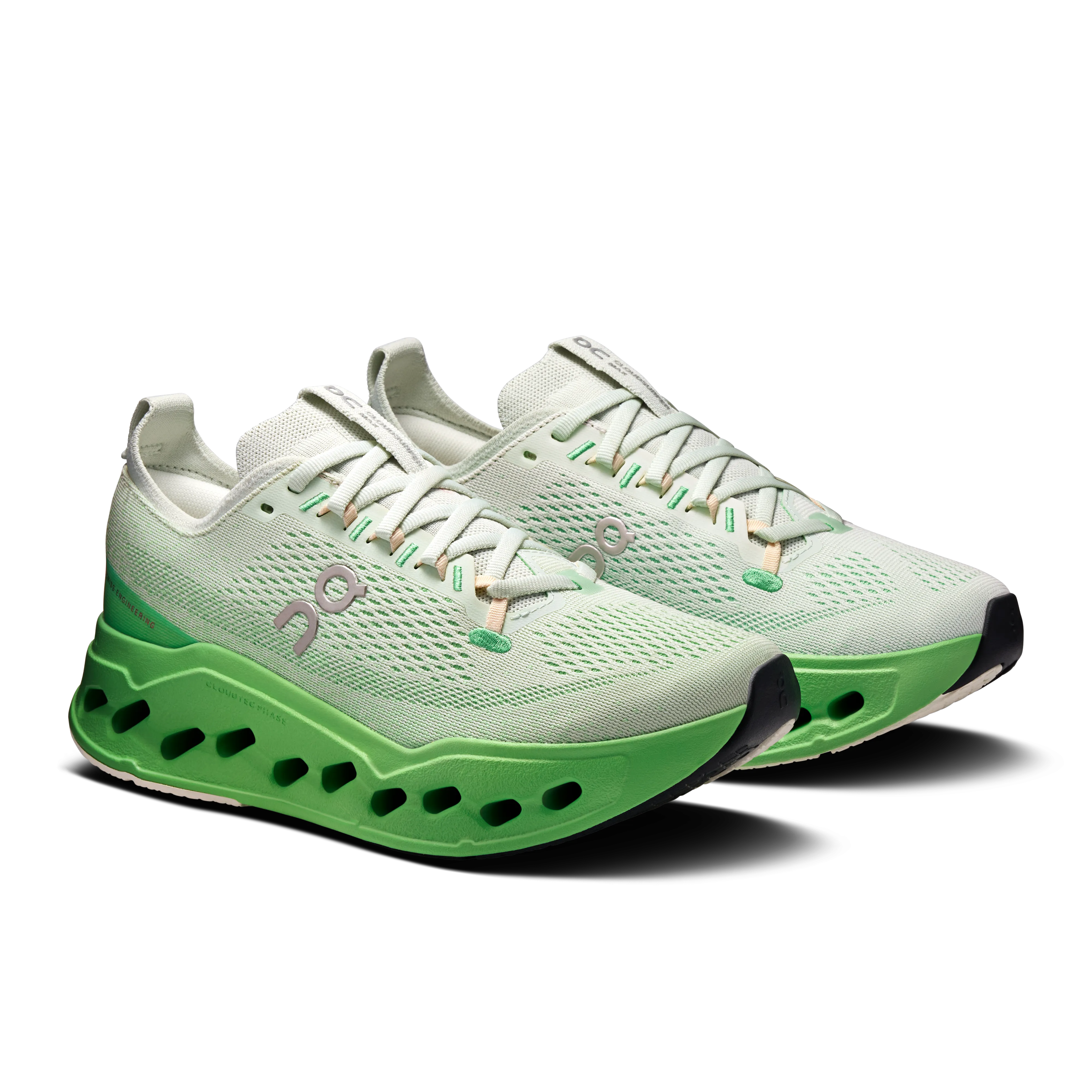 Running Shoes Ranking On Running Women's Cloudsurfer Max Shoes - Mineral / Honeydew