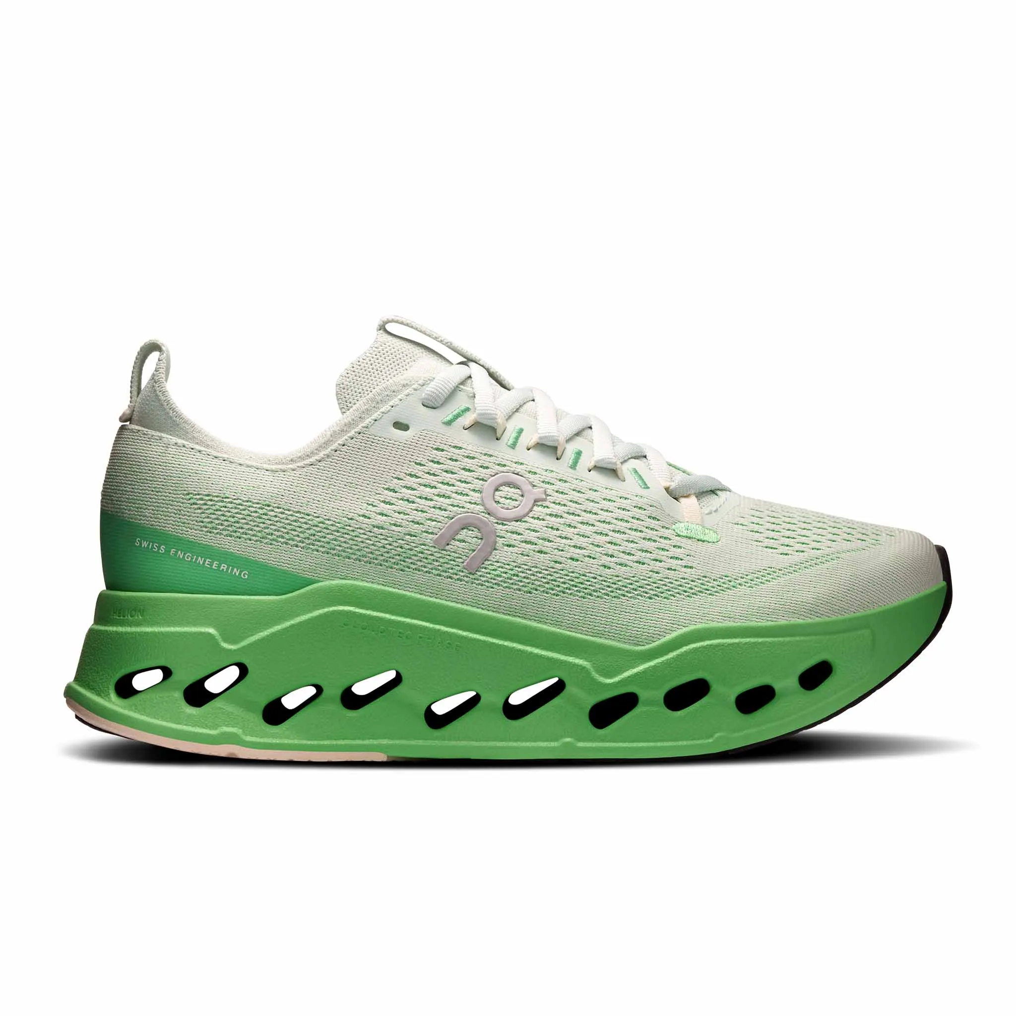 Best Running Shoes For Hallux Rigidus On | Women's Cloudsurfer Max Running Shoes - Mineral/Honeydew