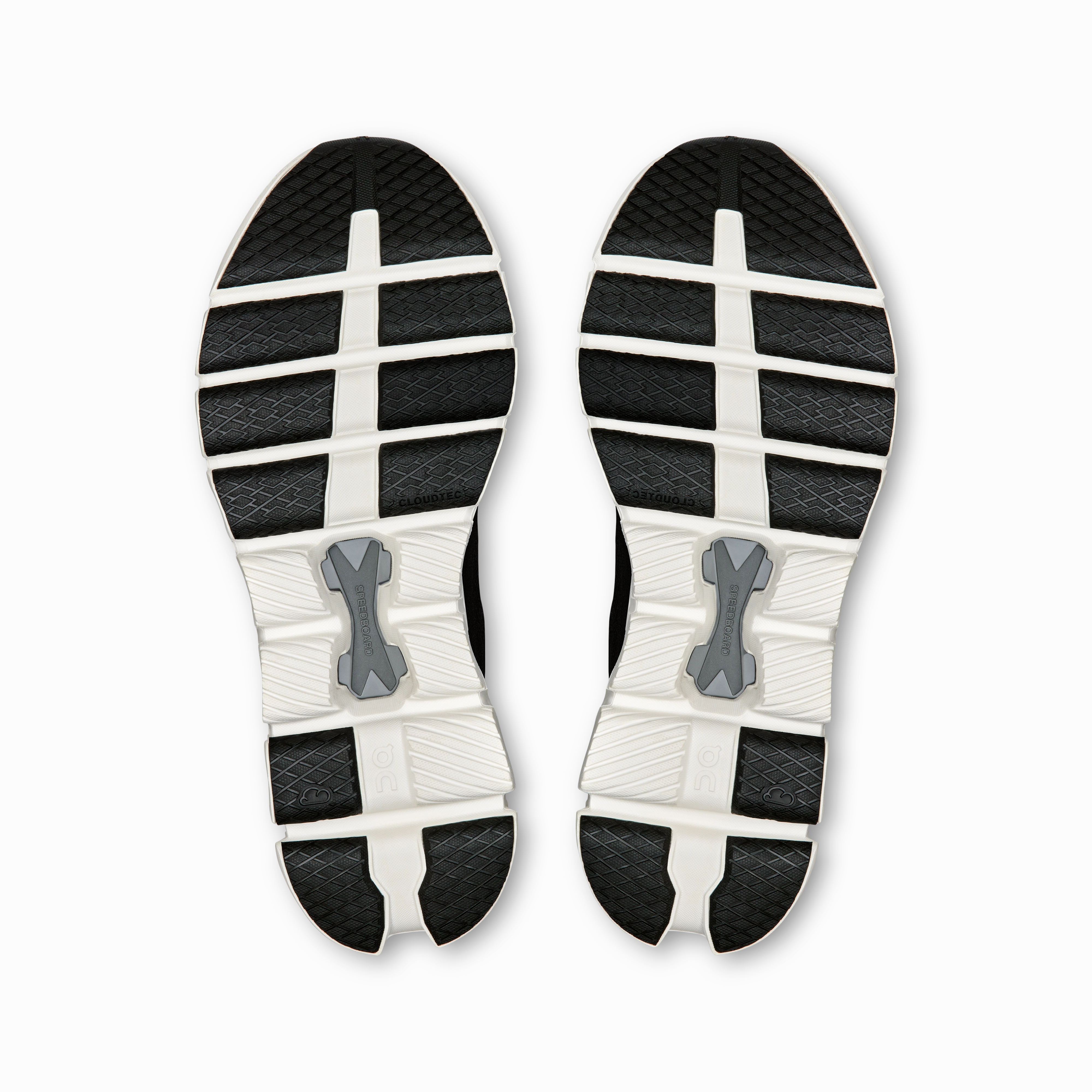 On Running Men's Cloud X 4 Ad Shoes - Black / Asphalt Bouncy Running Shoes