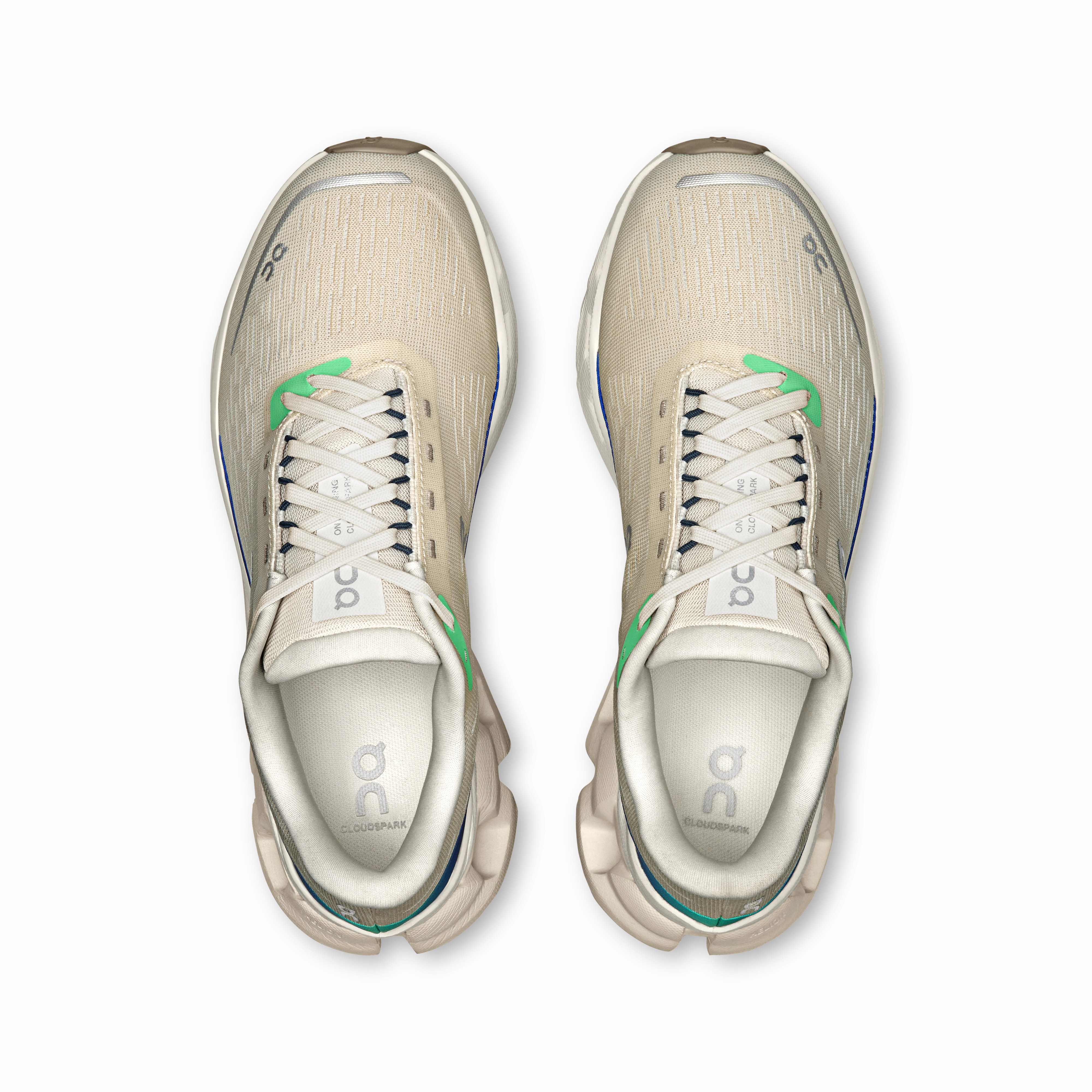 On Running Women's Cloudspark Shoes - Cream / Honeydew Little Kid Air Max Intrlk Running Shoes