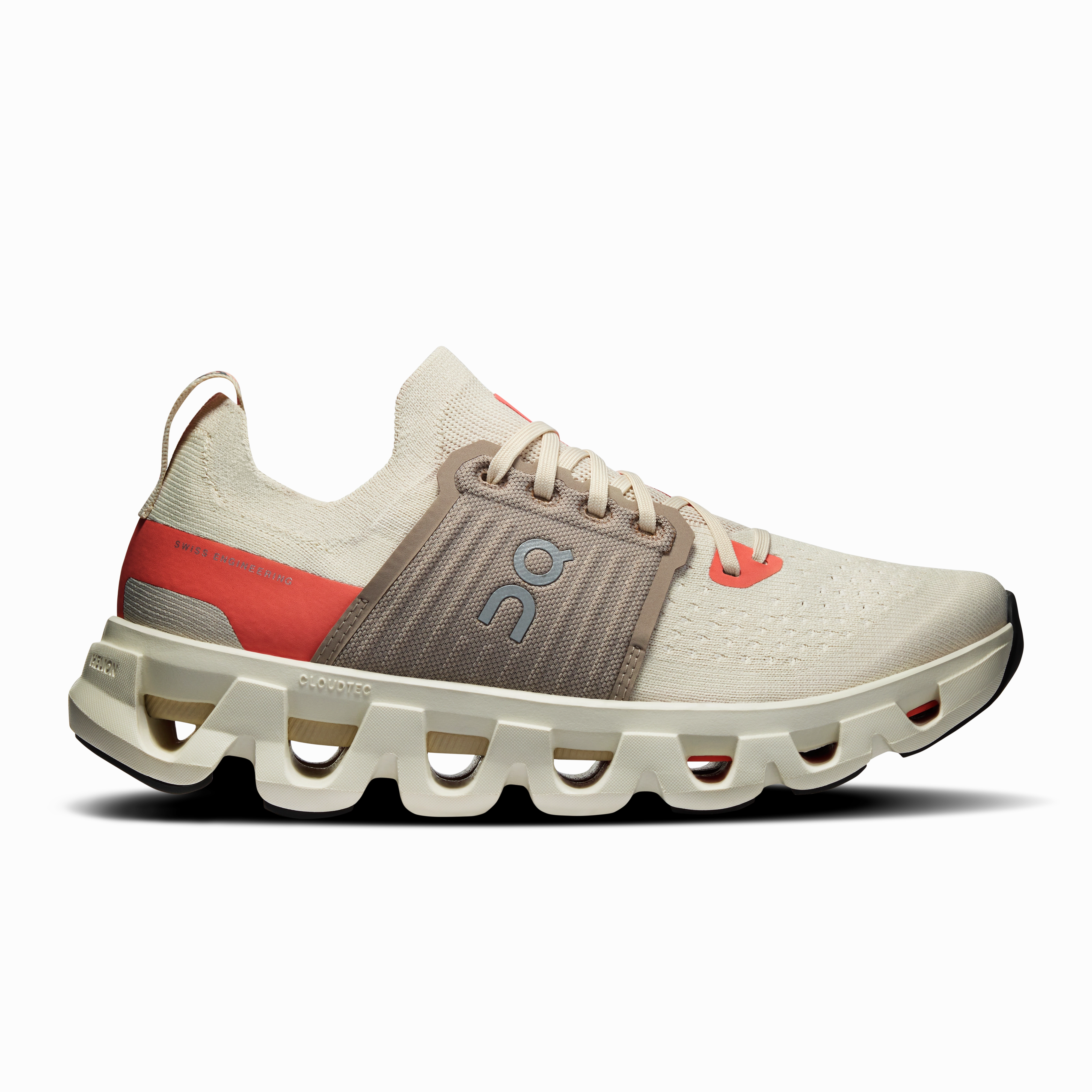 High Arch Support Running Shoes On Running Women's Cloudswift 4 Shoes - Cream / Salmon