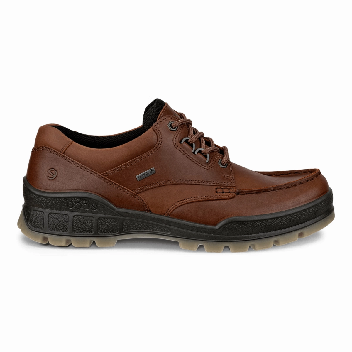 Ecco Men's Track 25 Low Gore-Tex Bison Nubuck Coffee Oxford