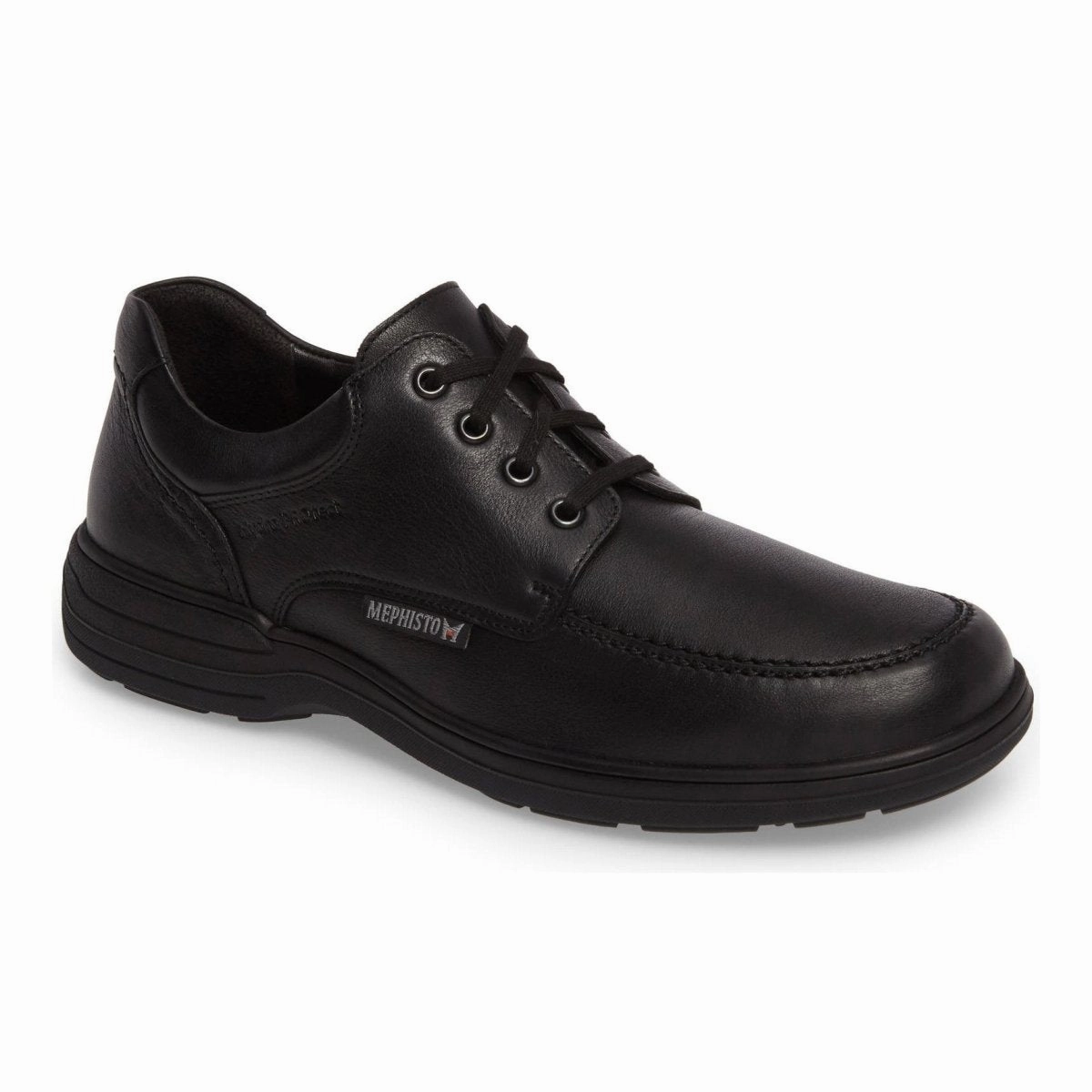Plain Balmoral Oxfords Mephisto Men's DoukHydroProtect Moc Toe Derby Black Waterproof