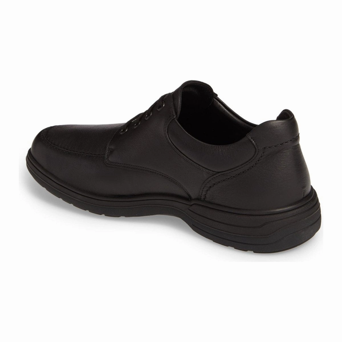 Mephisto Men's DoukHydroProtect Moc Toe Derby Black Waterproof Solo Oxford