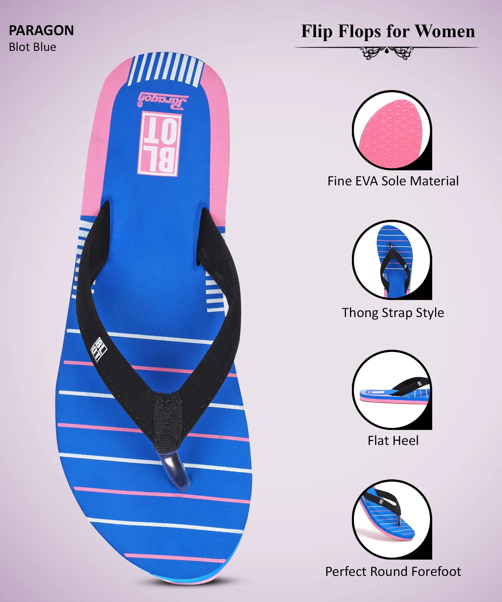 Flip Flops For House Paragon Blot K3308L Women Slippers | Lightweight Flipflops for Indoor & Outdoor | Casual & Comfortable | For Everyday Use