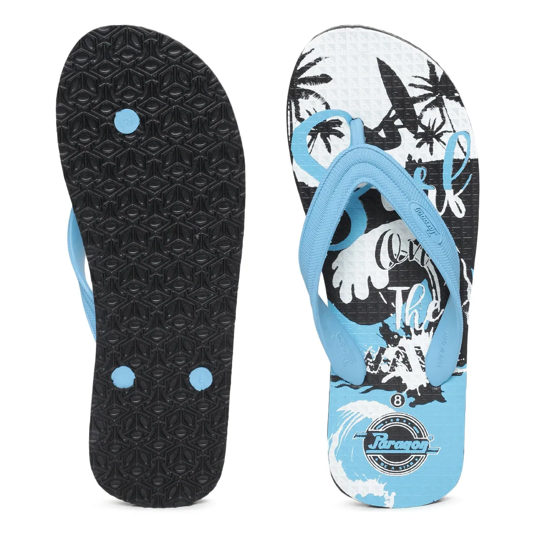 Paragon  HWK3710G Men Stylish Lightweight Flipflops | Casual & Comfortable Daily-wear Slippers for Indoor & Outdoor | For Everyday Use Mardi Gras Flip Flops