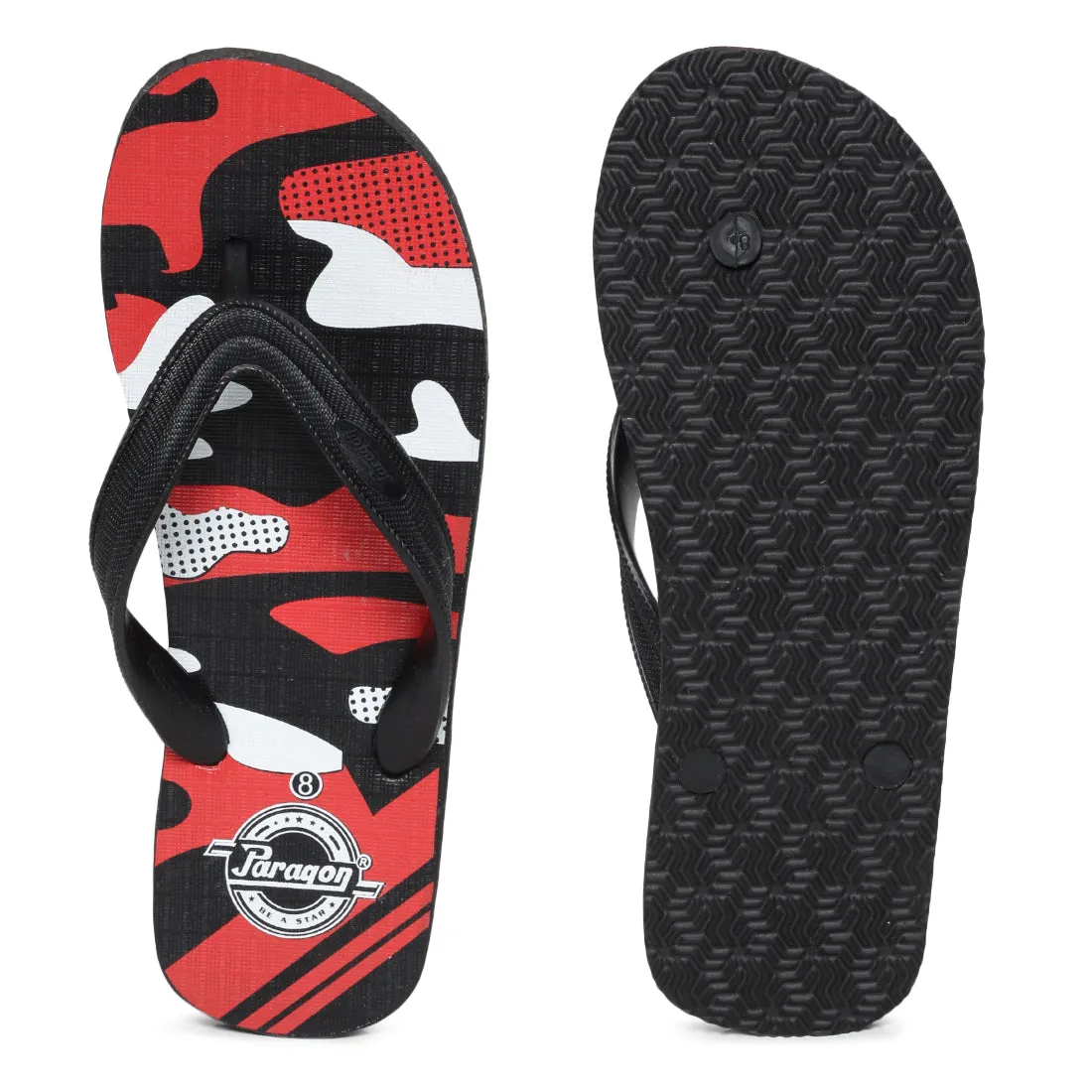 Paragon  HWK3717G Men Stylish Lightweight Flipflops | Casual & Comfortable Daily-wear Slippers for Indoor & Outdoor | For Everyday Use Orthaheel Flip Flops