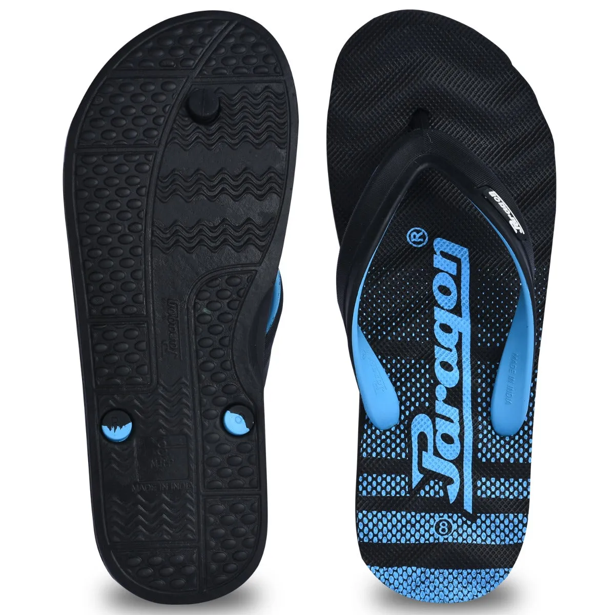 Paragon  HWK3721G Men Stylish Lightweight Flipflops | Casual & Comfortable Daily-wear Slippers for Indoor & Outdoor | For Everyday Use Studded Jelly Flip Flops