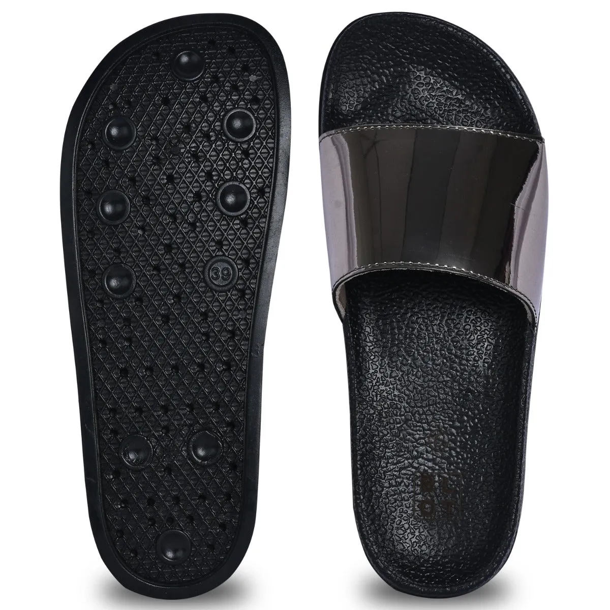 Yellow Box Flip Flops Paragon  K10907L Women Casual Slides | Stylish Sliders for Everyday Use for Ladies | Trendy & Comfortable Slippers with Cushioned Soles