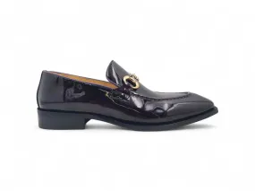 Patent Leather Buckle Loafer Loafers Suit