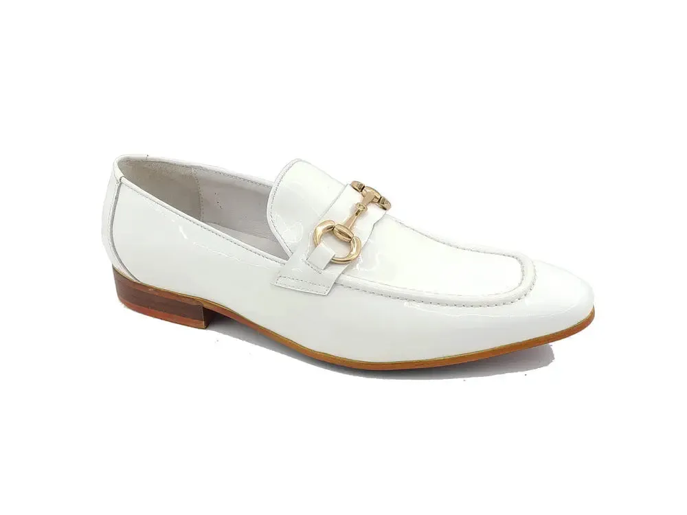 Patent Leather Horse Bit Loafer Men's Shoes Loafers