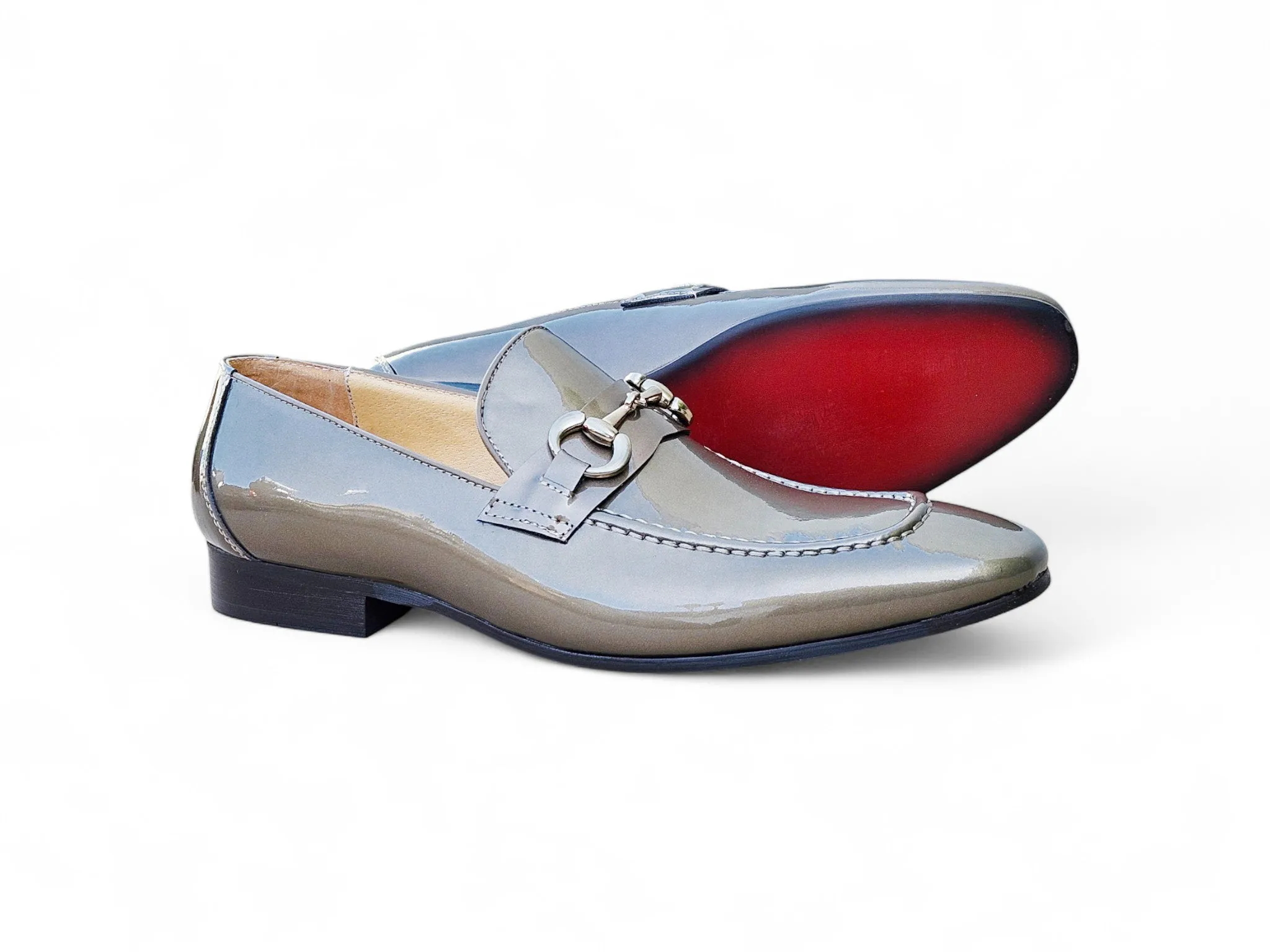 Patent Leather Horse Bit Loafer Ralph Lauren Suede Loafers
