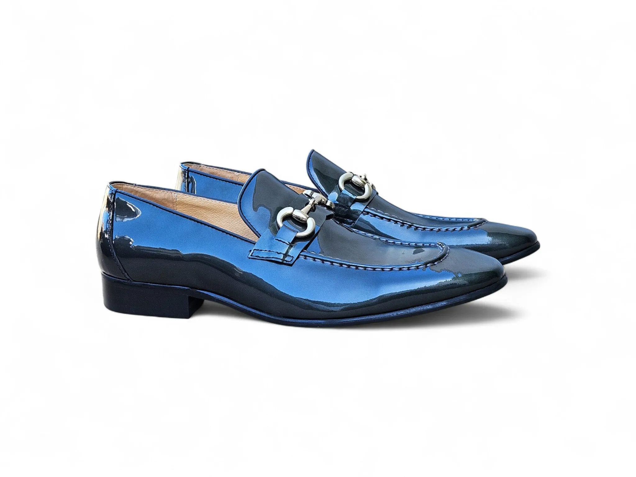 Dr Scholl Loafers Patent Leather Horse Bit Loafer