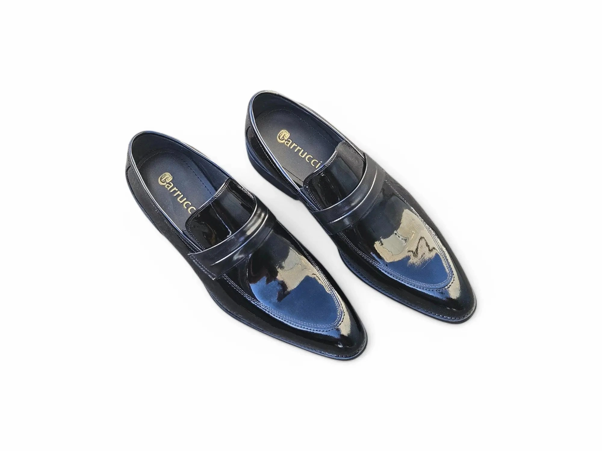 Summer Charms Walk Loafers Patent Leather Tuxedo Penny Loafer