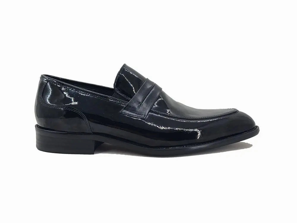 Patent Leather Tuxedo Penny Loafer Dr. Martens 8053 Quad Ii Loafers