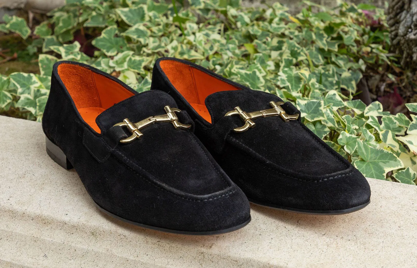 Slip On Professional Shoes Pelle Suede Loafer Black