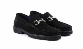Pelle Suede "Newport" Loafer Black Bayshore Plus Slip-on Sneaker