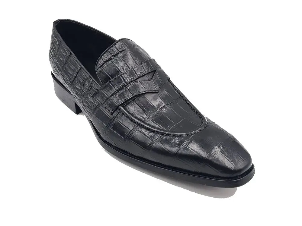 Penny Loafer Features Alligator Embossed Calfskin Best Driver Loafers