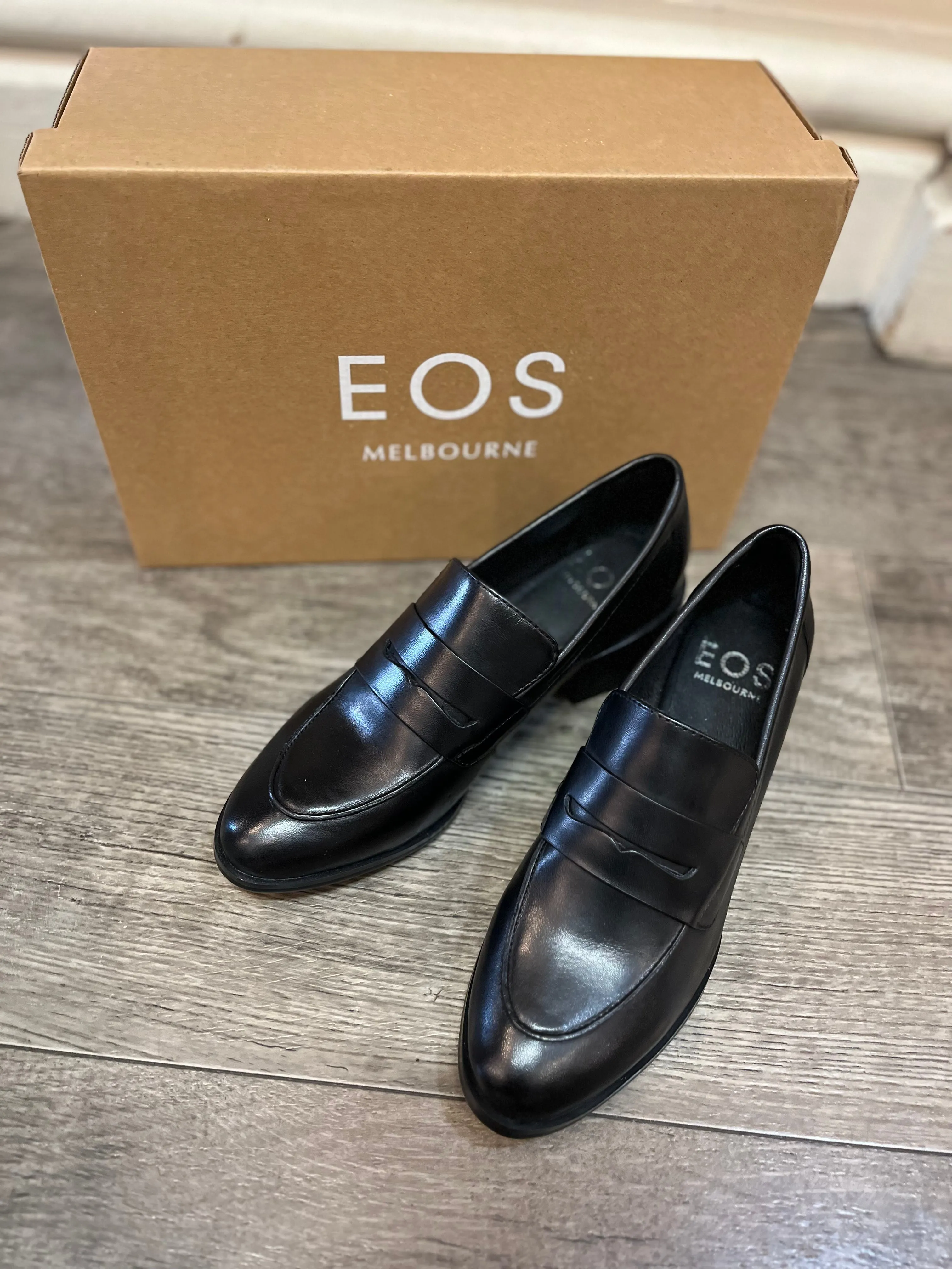 EOS Cass Leather Loafer Polka Dot Loafers
