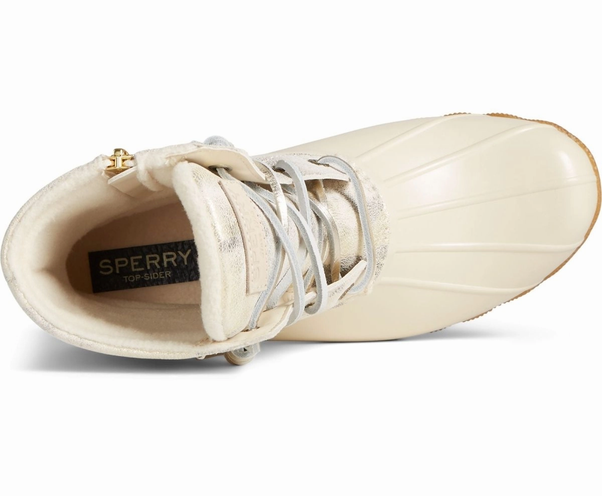 Shoes For Sweater Sperry Women's Saltwater Metallic Camo - Ivory