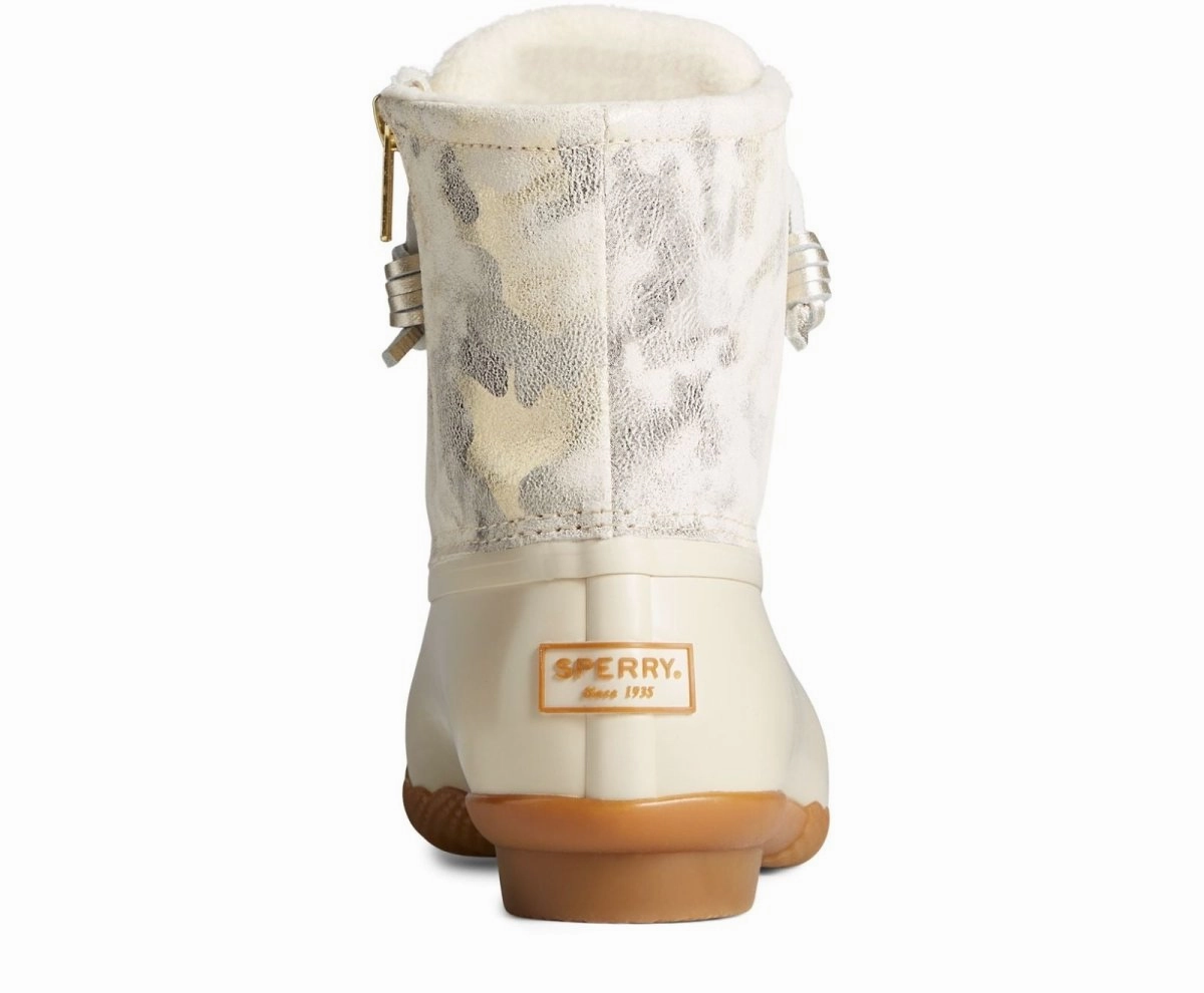 Pumps Dress Shoes For Sale Sperry Women's Saltwater Metallic Camo - Ivory