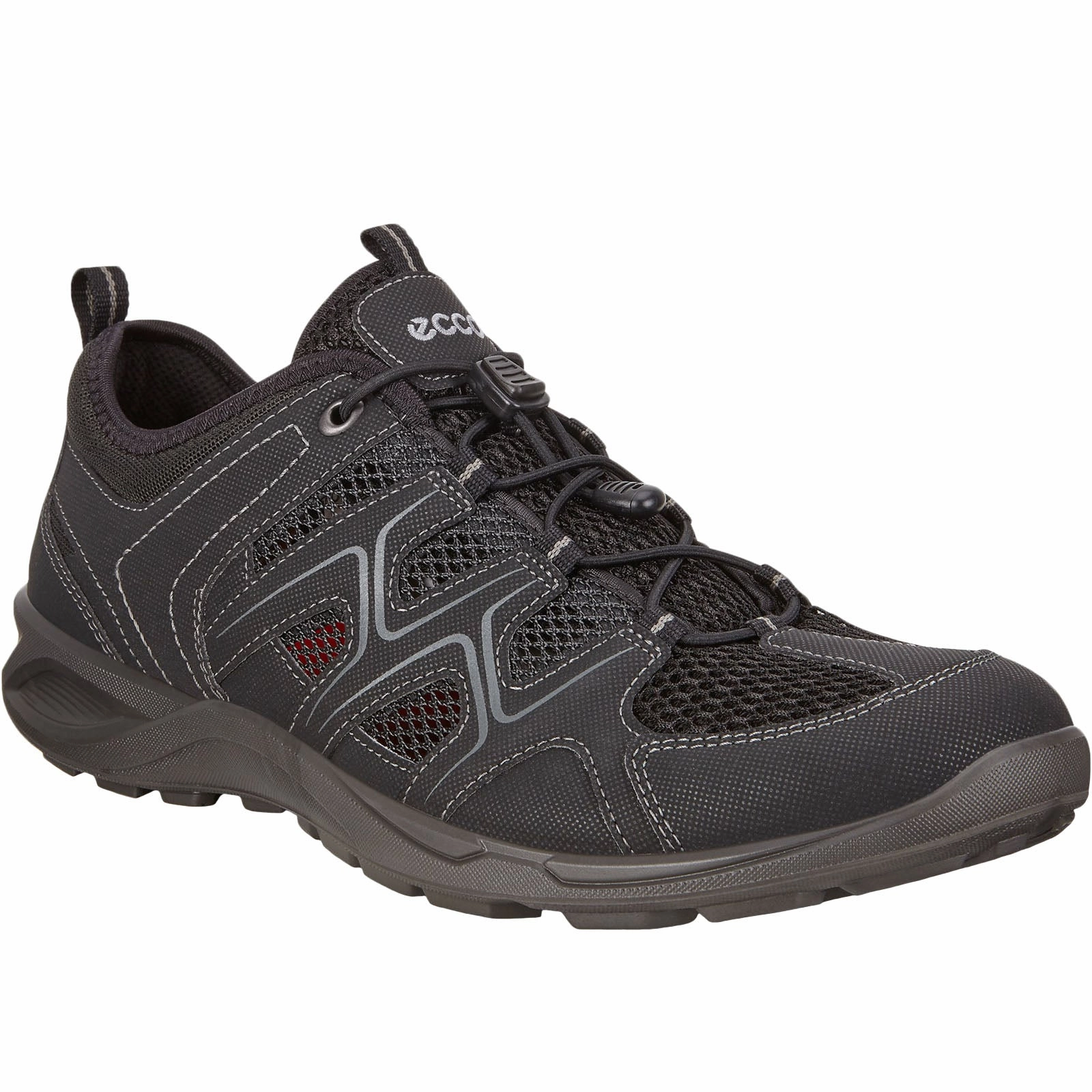 ECCO Terracruise Mens LT Low Vent Walking Shoes - Black Best Boots For Hiking Appalachian Trail