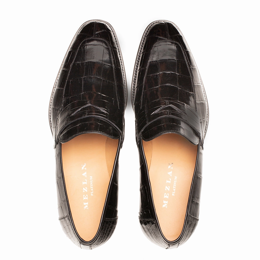 Piccolo Alligator Penny Loafer Loafers 1906