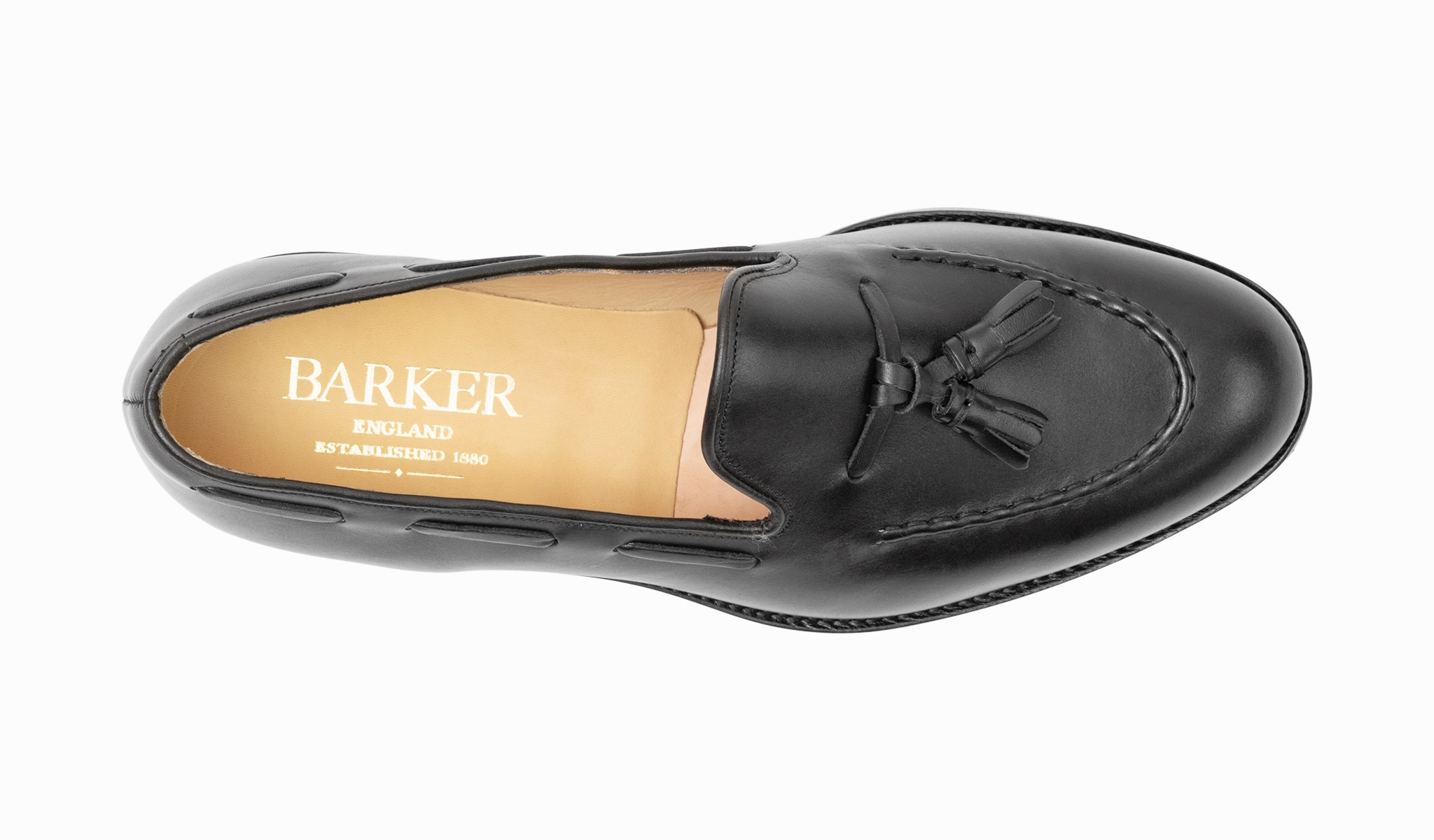 Pevensey - Black Calf Loafers Feet