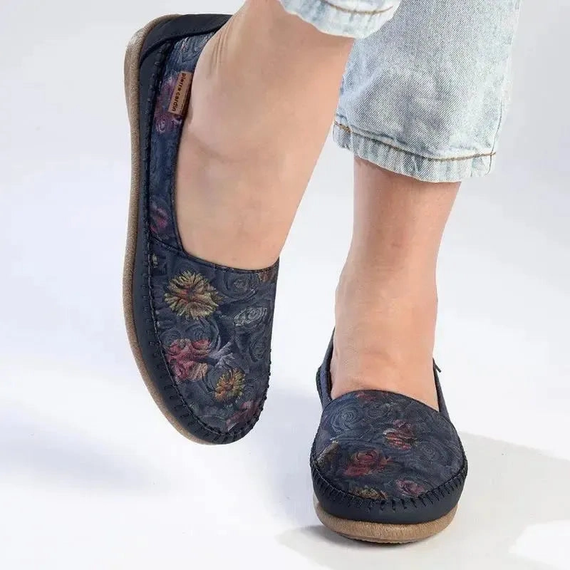 Buchanan Brogues Pierre Cardin Riviera 15 Loafer - Navy Floral