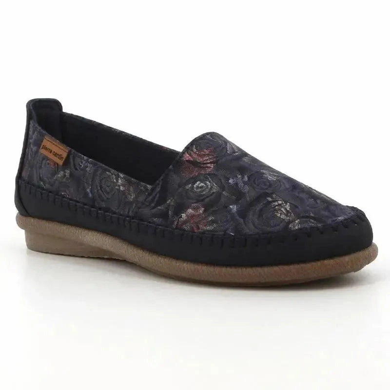 Pierre Cardin Riviera 15 Loafer - Navy Floral Graceland Brogues