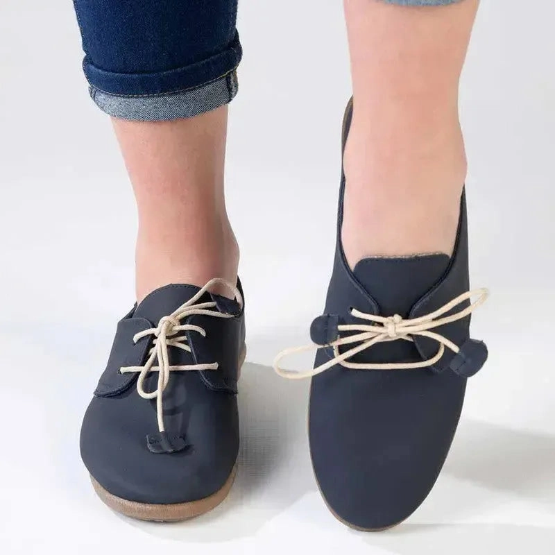 Flatform Brogues Pierre Cardin Riviera Lace Up - Navy