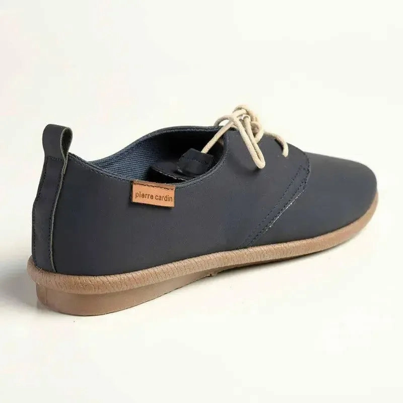 Pierre Cardin Riviera Lace Up - Navy Studded Brogues