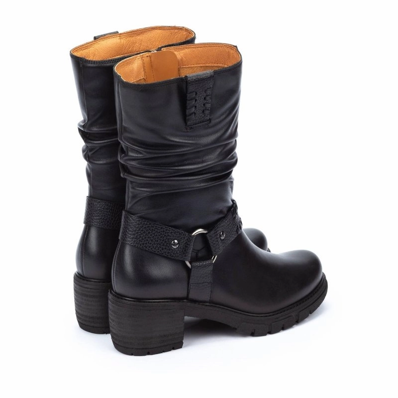 Casual Dress Shoes Slip On Pikolinos Women's San Sebastian W1T-9590C1 - Black