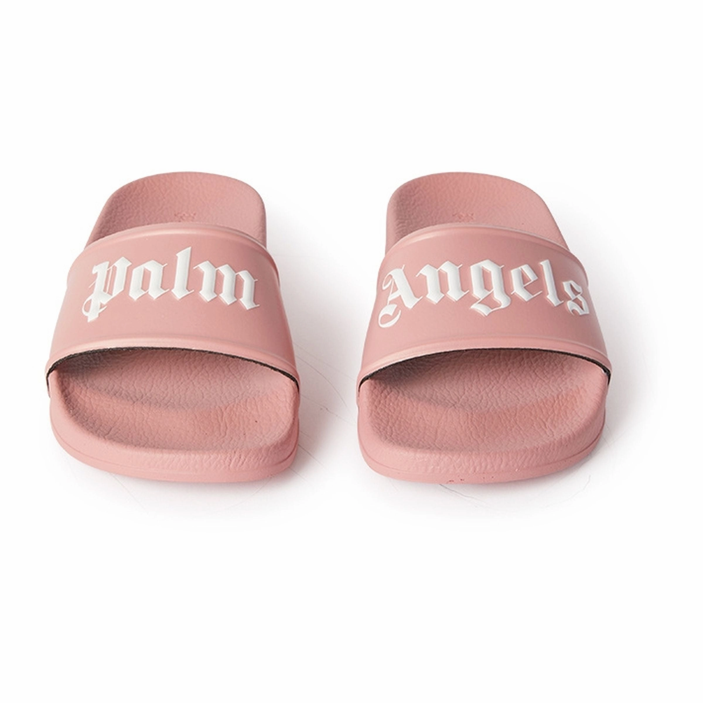 Pink Flat Slides High Flat Shoes