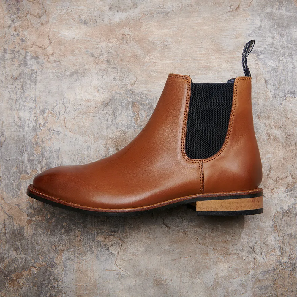 Vanguard Chelsea Boot - Tan Wylder Tall Chelsea Boots
