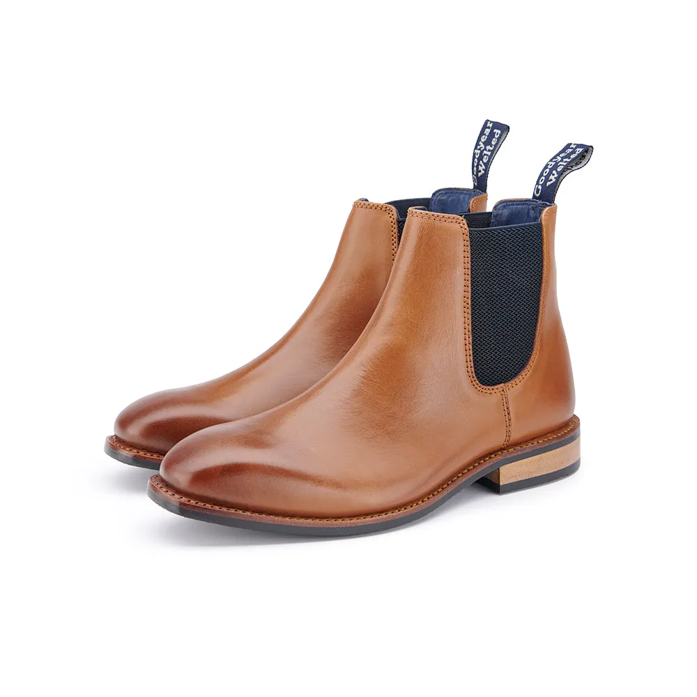 Vanguard Chelsea Boot - Tan Steel Cap Chelsea Boots