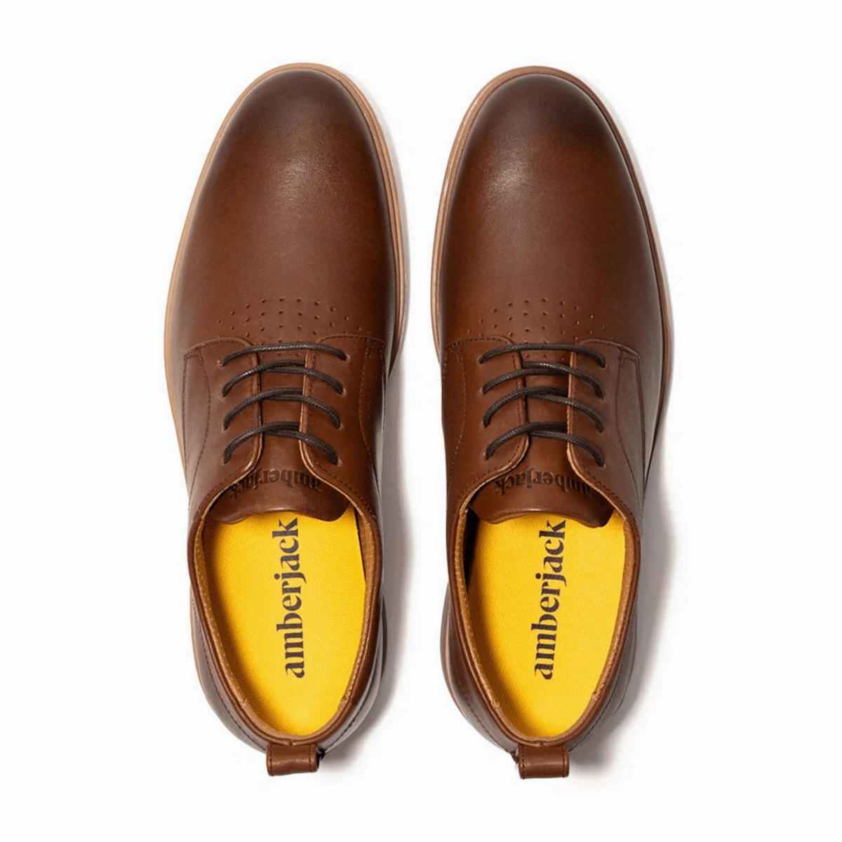 Brooklyn Savas Oxfords Amberjack Men's The Original Chestnut Leather