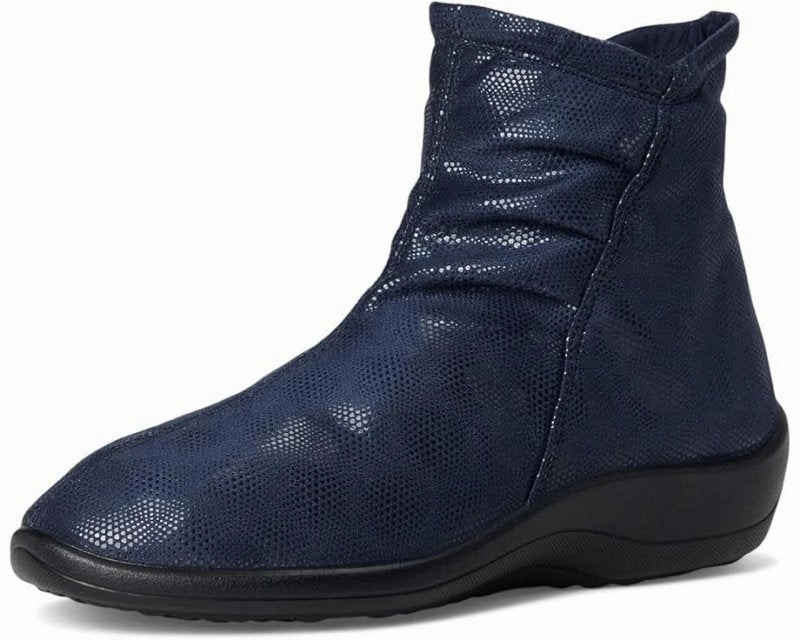 Riding A Scooter With Dress Shoes Arcopedico Women's Paluma - Navy Stardust