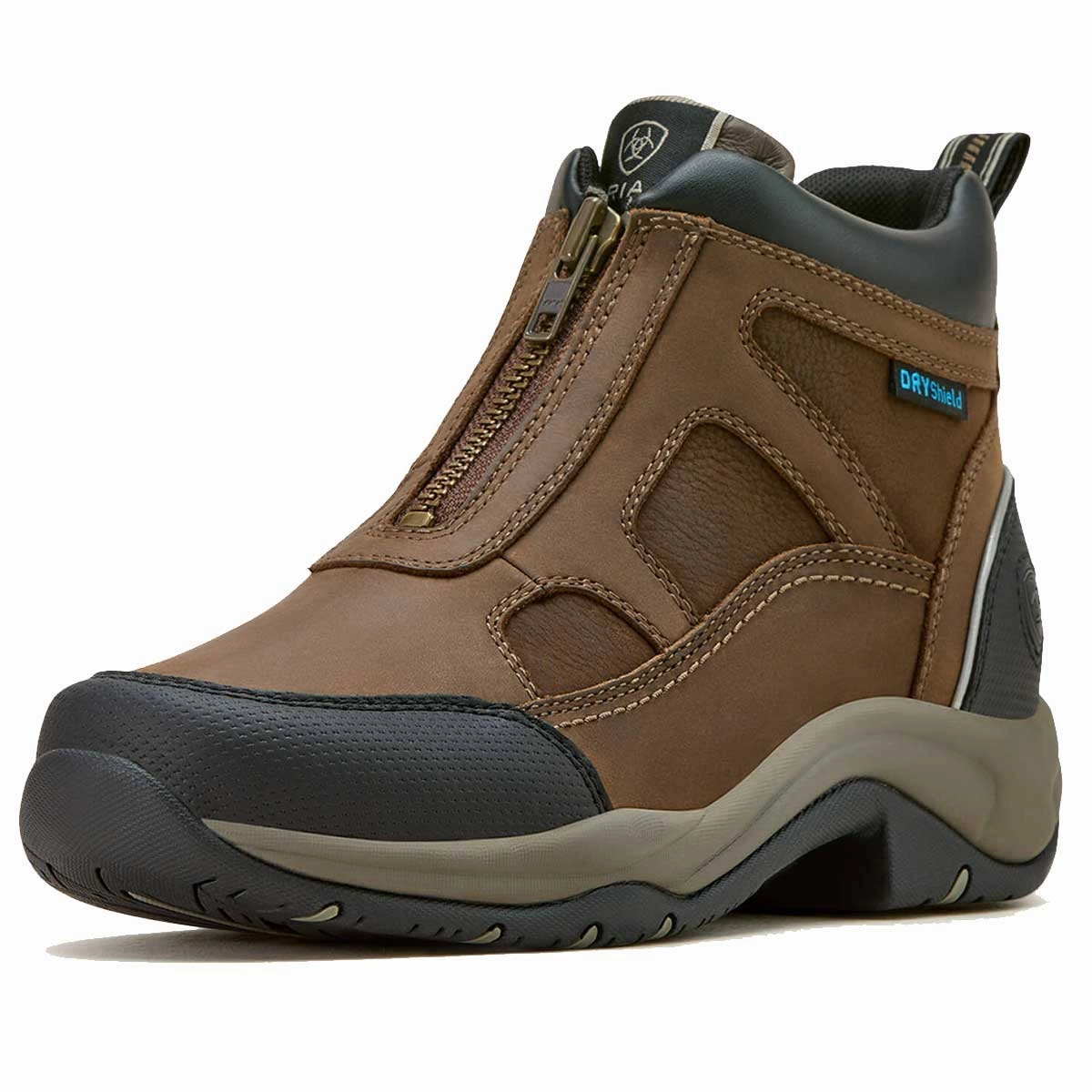 Nano Waterproof Shoe Cover Spray ARIAT Boots - Womens Terrain H20 Zip Waterproof - Palm Brown